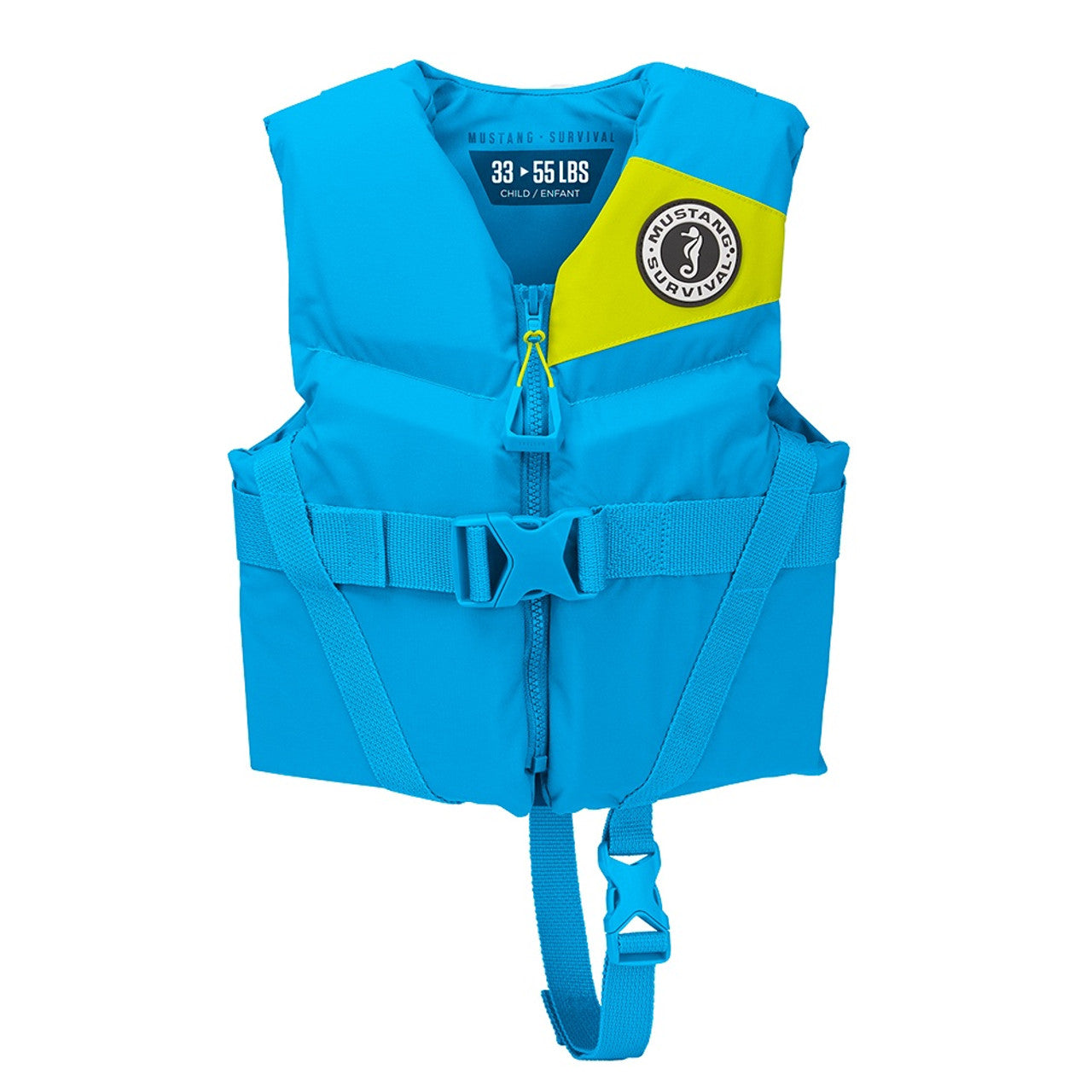 Mustang MV3565-268-0-206 Rev Child Foam Vest - Azure Blue